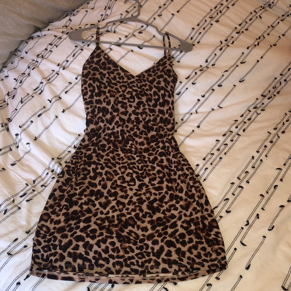 NWOT cheetah/leopard dress